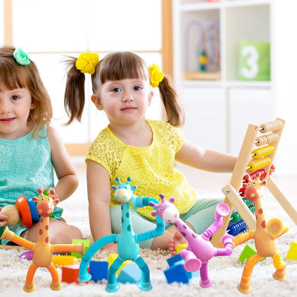 Giraffe Stretch Tube Sensory Fidget Toy for Kids Stress Relief & Play