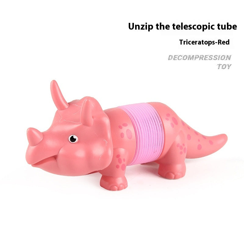 Puzzle Pressure Relief Extension Tube Variety Dinosaur Modeling Creative Stretch Decompression Toy