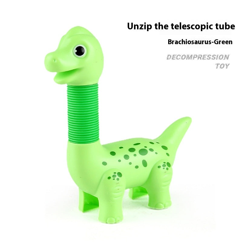 Puzzle Pressure Relief Extension Tube Variety Dinosaur Modeling Creative Stretch Decompression Toy