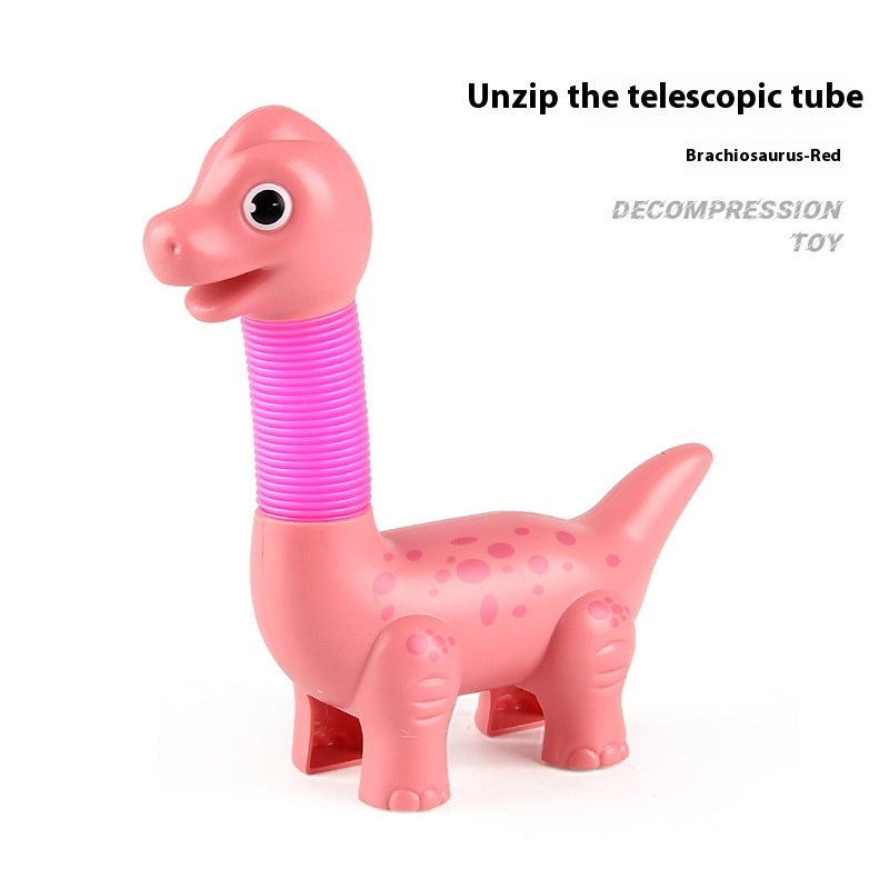 Puzzle Pressure Relief Extension Tube Variety Dinosaur Modeling Creative Stretch Decompression Toy