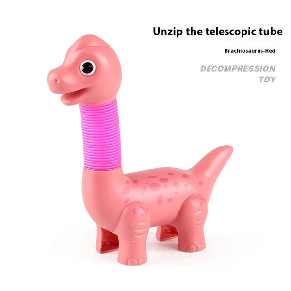 Puzzle Pressure Relief Extension Tube Variety Dinosaur Modeling Creative Stretch Decompression Toy