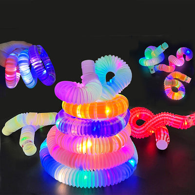 Fashion Decompression Luminous Extension Tube Toy