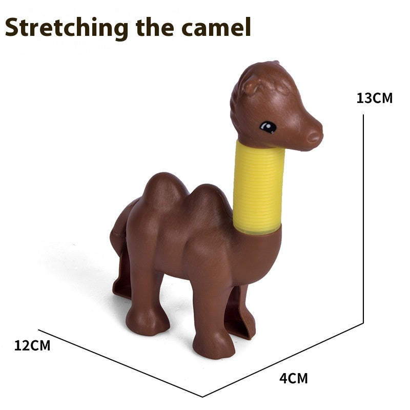 Puzzle Pressure Relief Extension Tube Variety Dinosaur Modeling Creative Stretch Decompression Toy