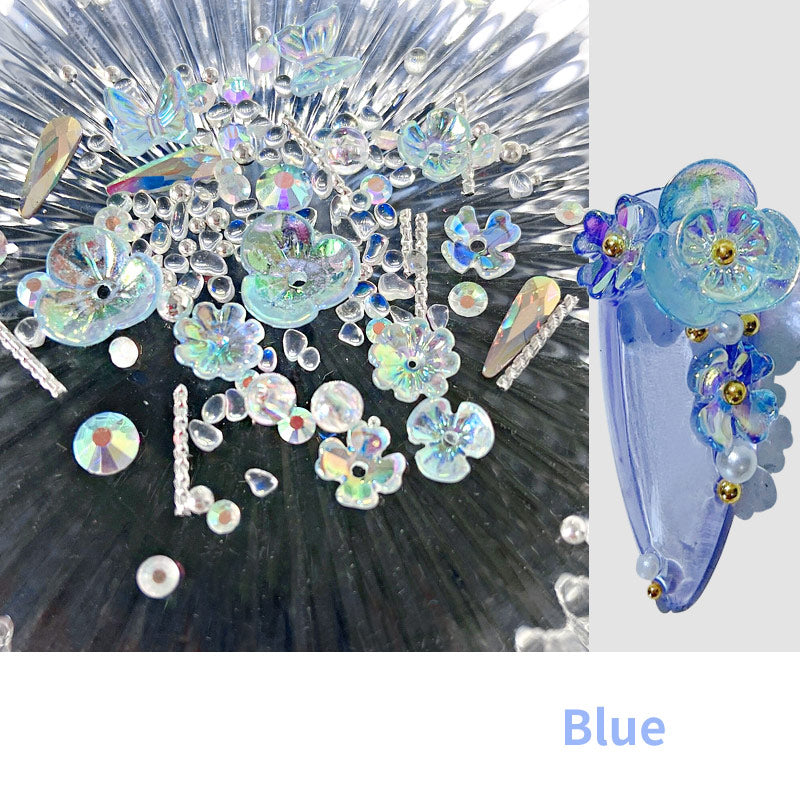 Flower Butterfly Nail