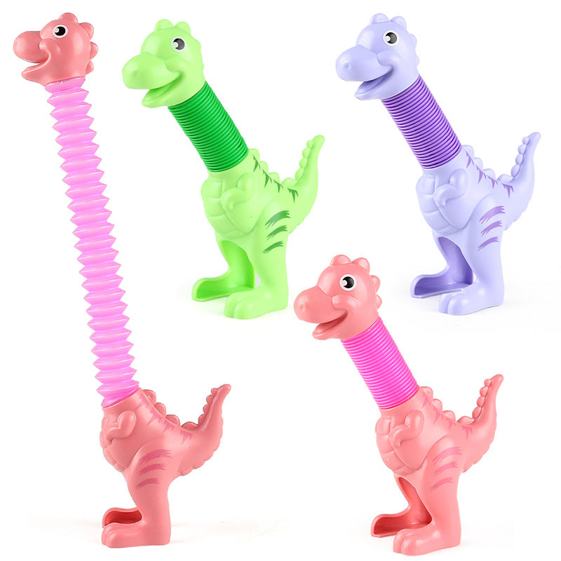 Puzzle Pressure Relief Extension Tube Variety Dinosaur Modeling Creative Stretch Decompression Toy