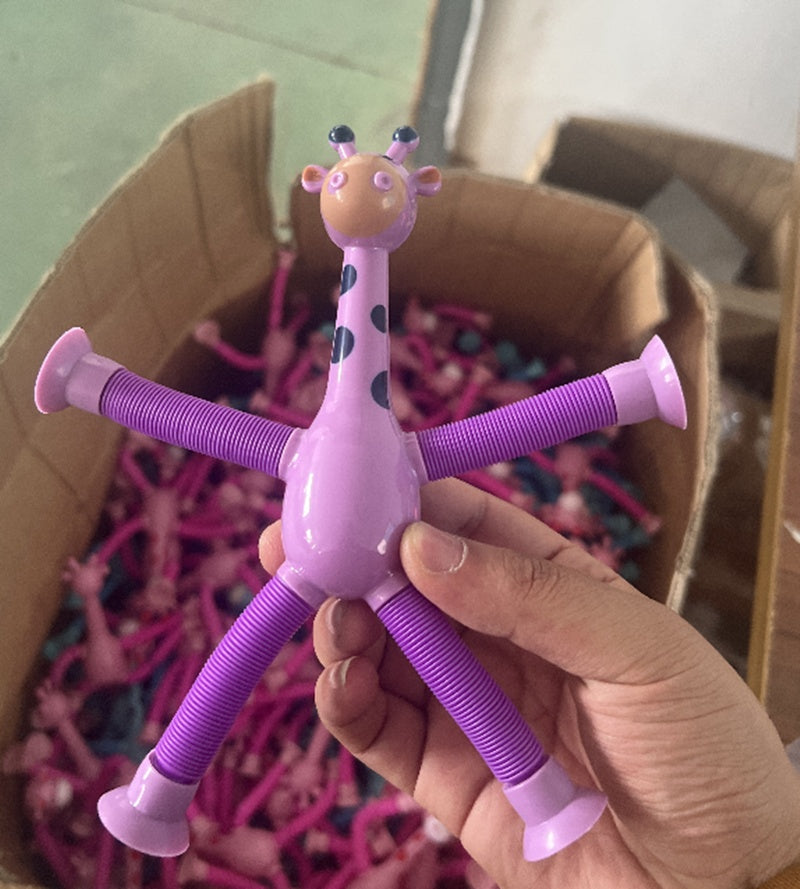 Giraffe Stretch Tube Sensory Fidget Toy for Kids Stress Relief & Play
