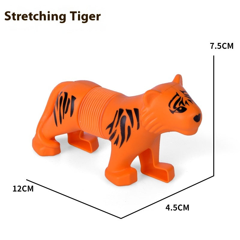 Puzzle Pressure Relief Extension Tube Variety Dinosaur Modeling Creative Stretch Decompression Toy