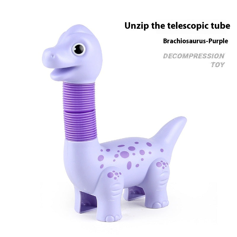 Puzzle Pressure Relief Extension Tube Variety Dinosaur Modeling Creative Stretch Decompression Toy