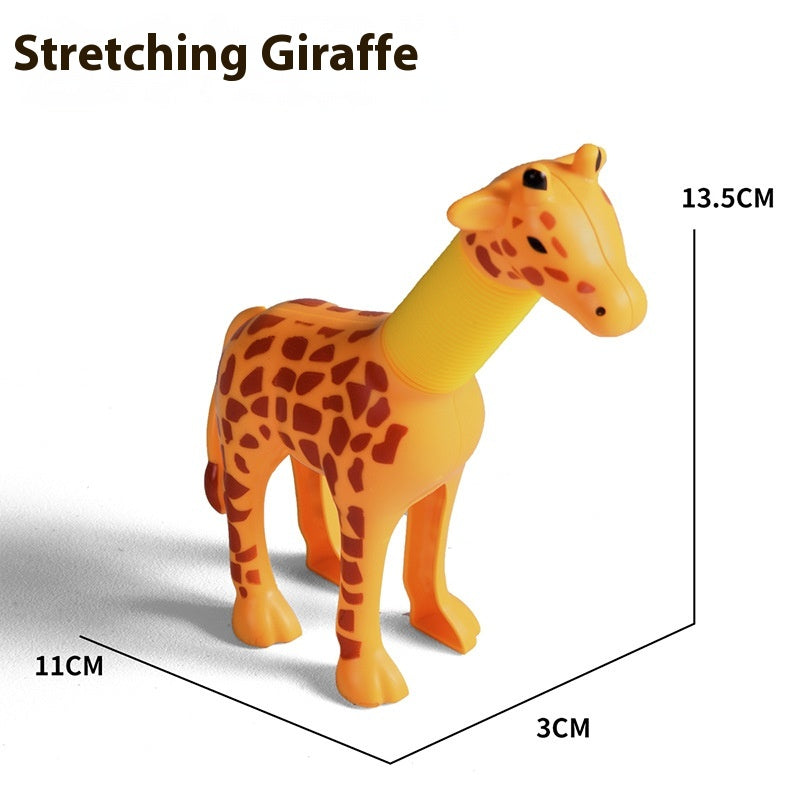 Puzzle Pressure Relief Extension Tube Variety Dinosaur Modeling Creative Stretch Decompression Toy